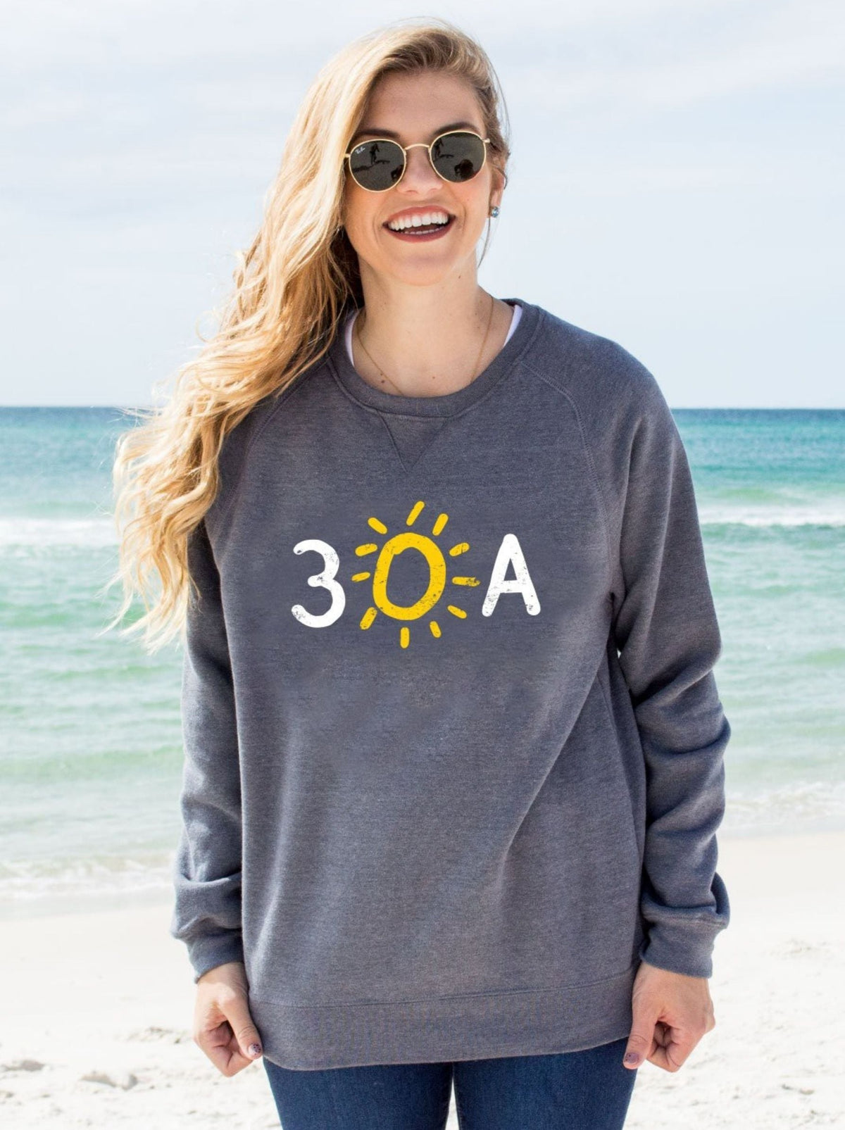 30A Printed Crew Sweatshirt
