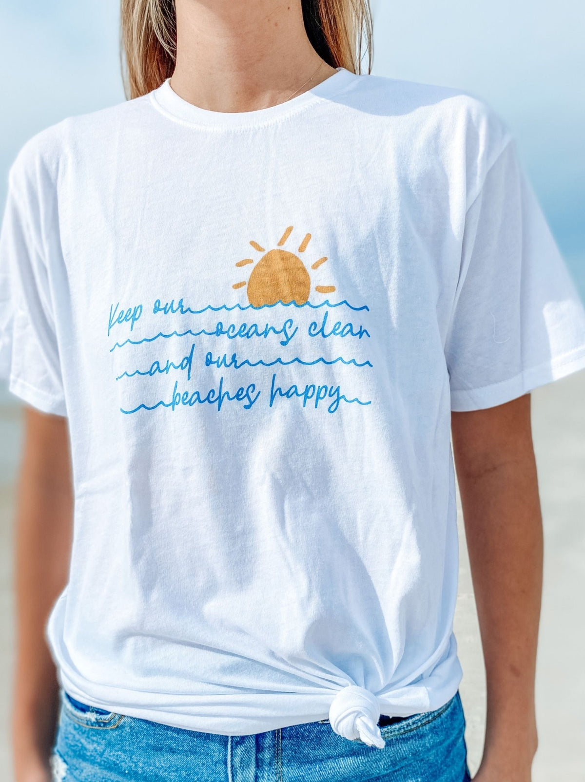 Keep Our Oceans Clean and Our Beaches Happy T-Shirt
