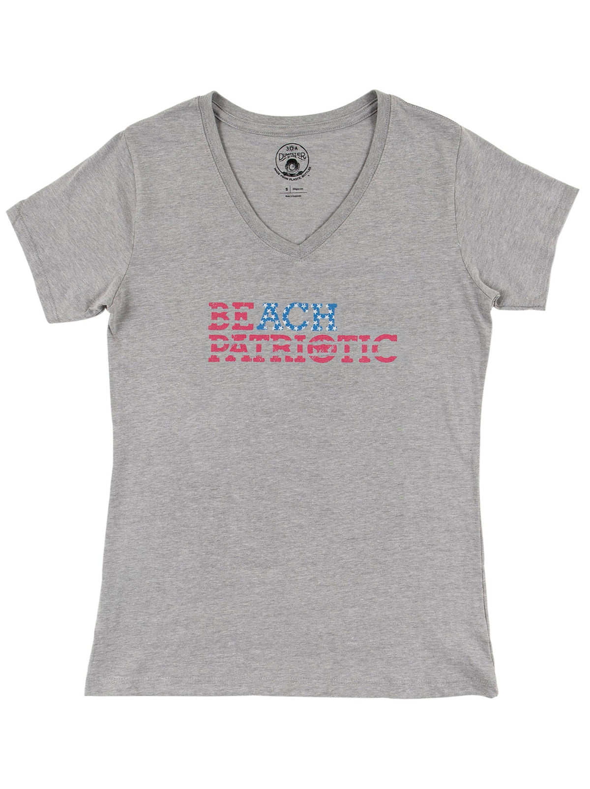 Beach Patriotic V-Neck T-Shirt