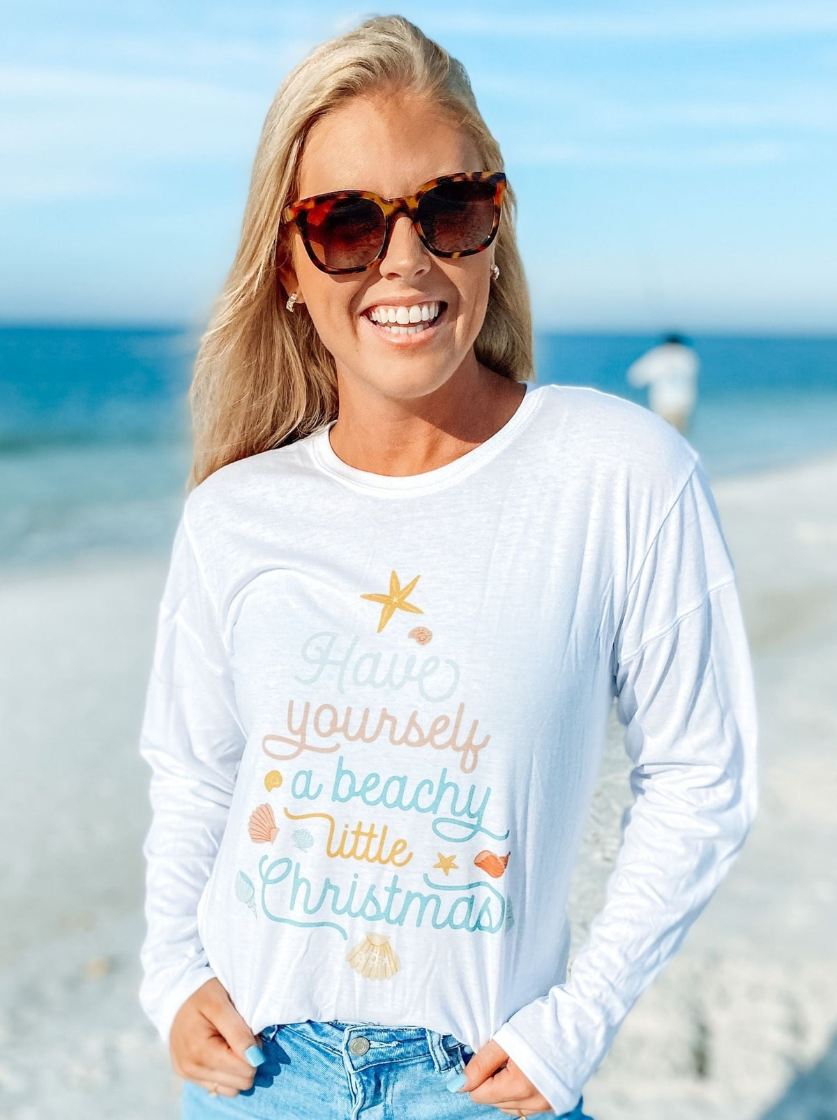 Have Yourself a Beachy Christmas Long Sleeve T-Shirt