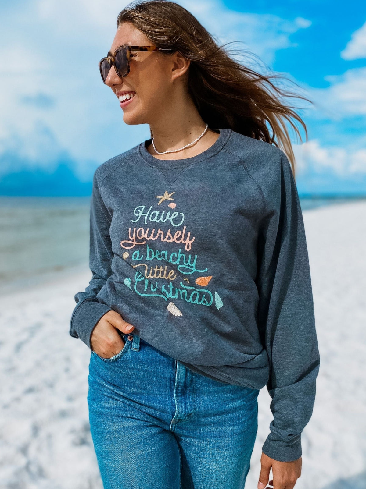 Have Yourself a Beachy Christmas Sweatshirt