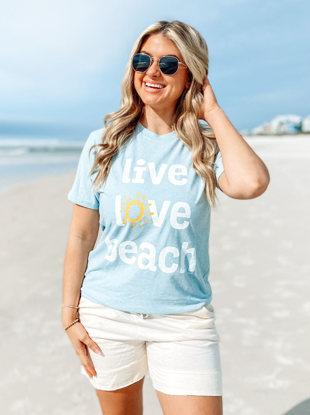 live love beach t-shirt