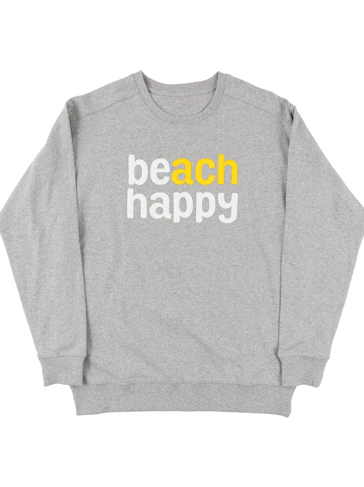 Beach Happy Applique Sweatshirt