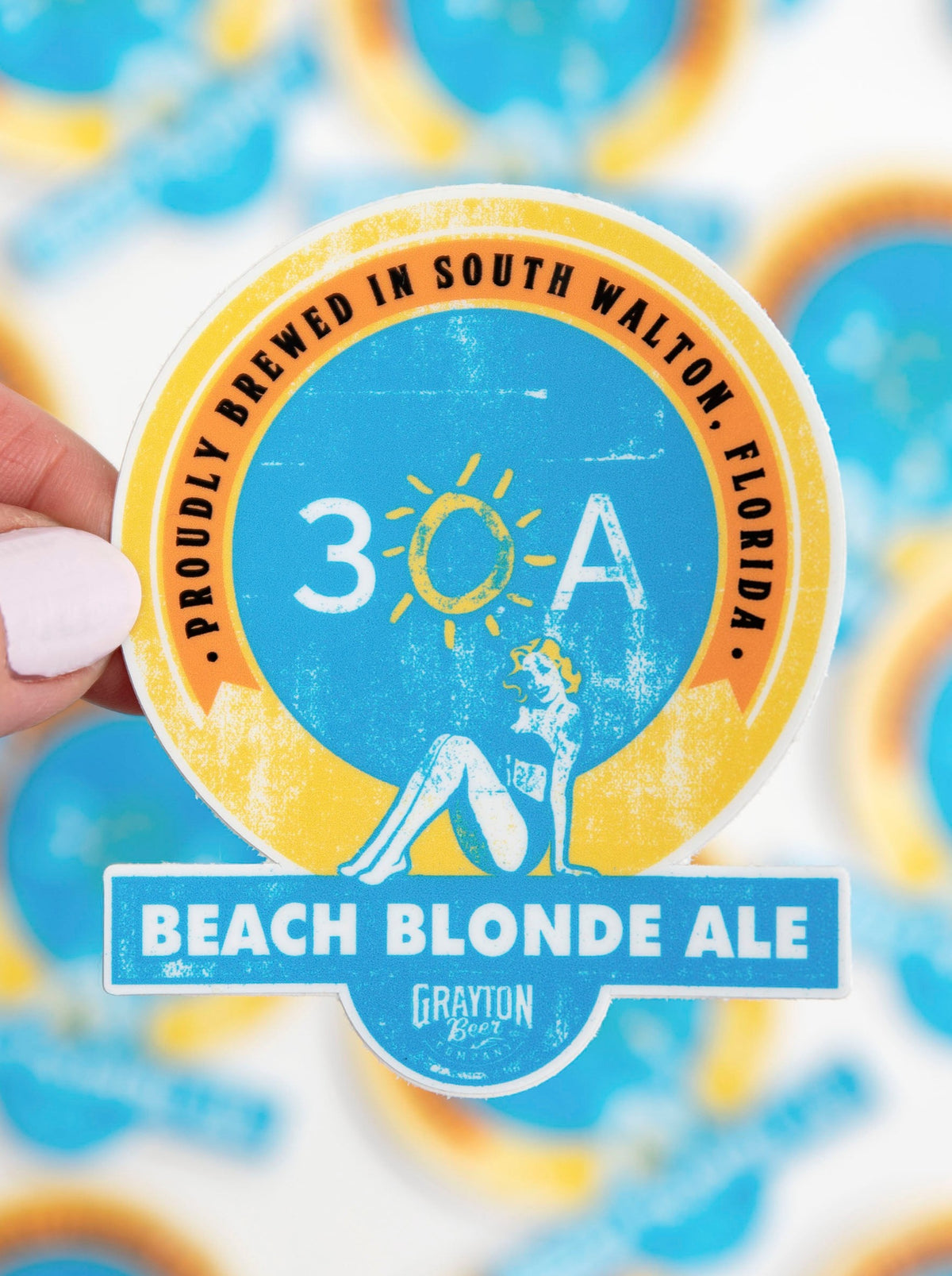 30A Beach Blonde Ale Sticker