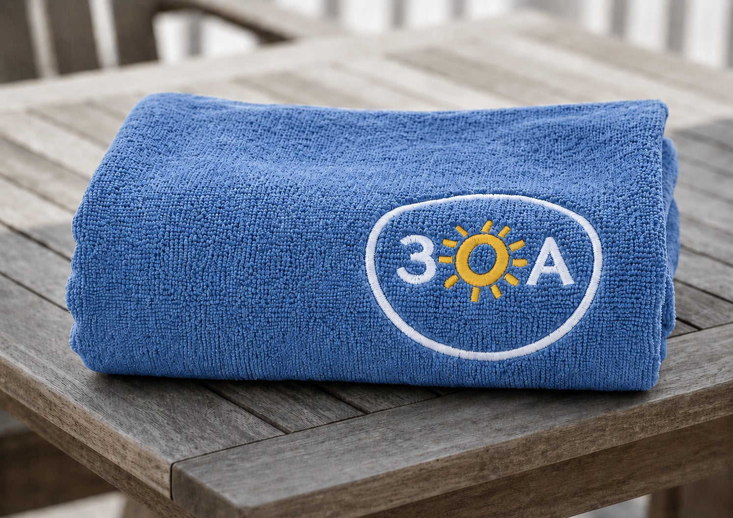30A Logo Cotton Love Beach Towel