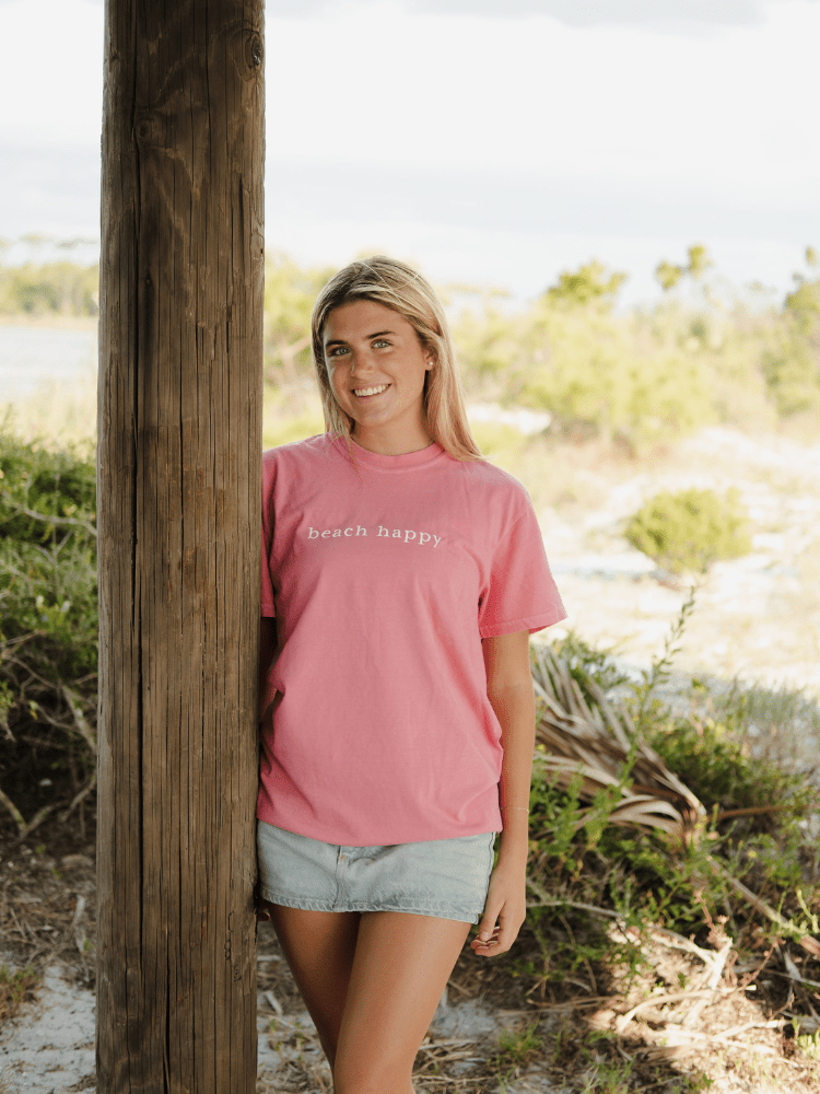 30A Beach Happy Minimalistic T-Shirt - 30A Gear - men tee