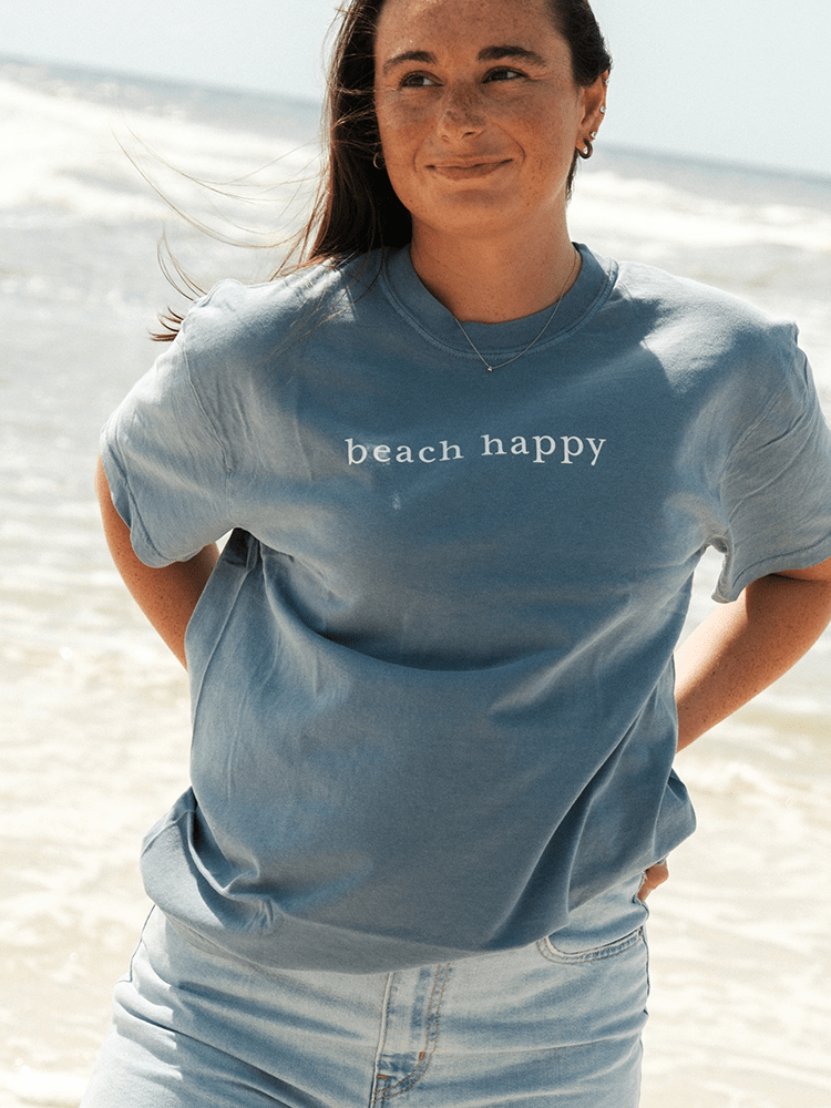 30A Beach Happy Minimalistic T-Shirt - 30A Gear - men tee