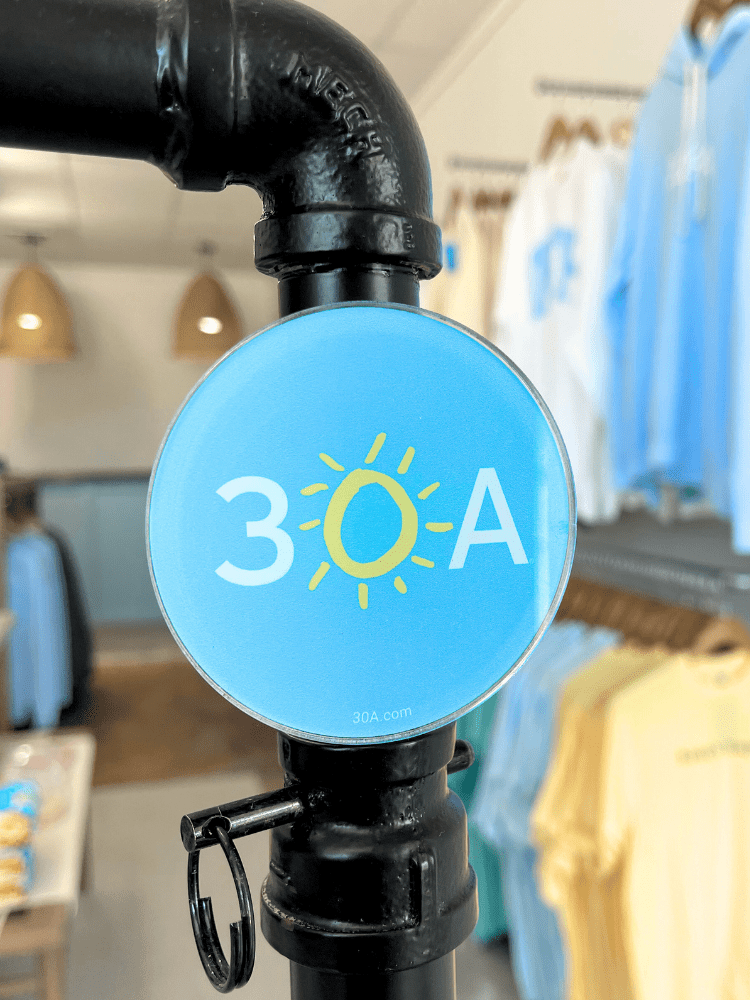 30A Famous Logo Acrylic Magnet - 30A Gear - novelty magnet