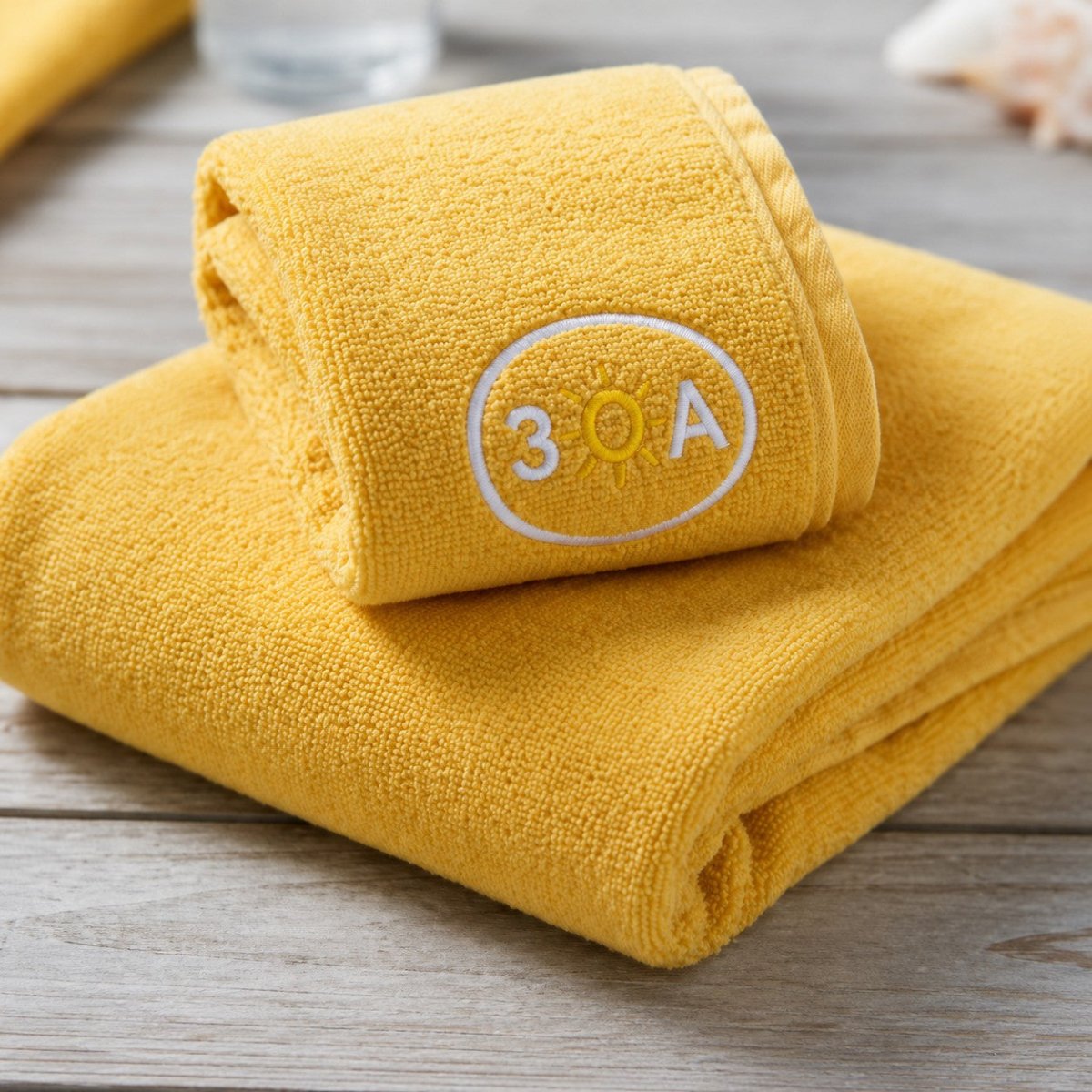 30A Logo Cotton Love Beach Towel - 30A Gear - novelty misc