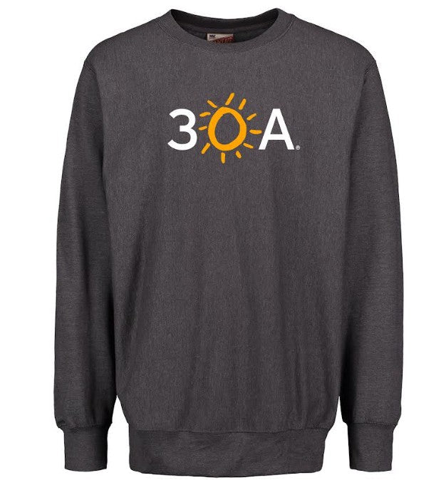 30A Logo Pro Weave Crew - 30A Gear - men fleece