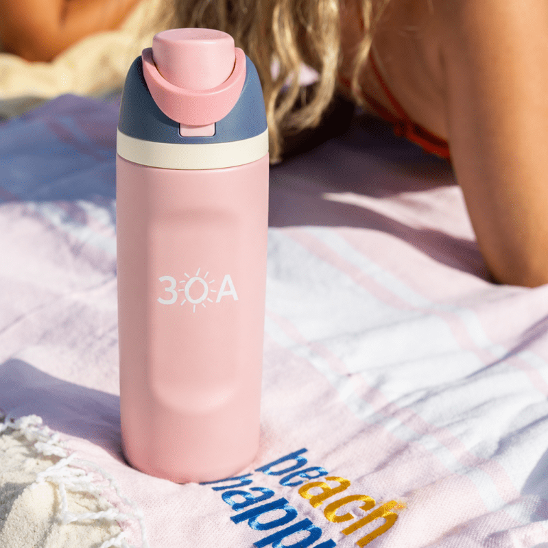 30A Logo Sip Water Bottle 16 Ounce - 30A Gear - novelty drinkware