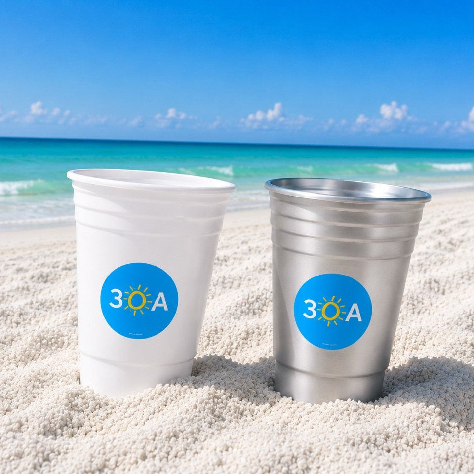 30A Logo Solo Cup - 30A Gear - novelty drinkware