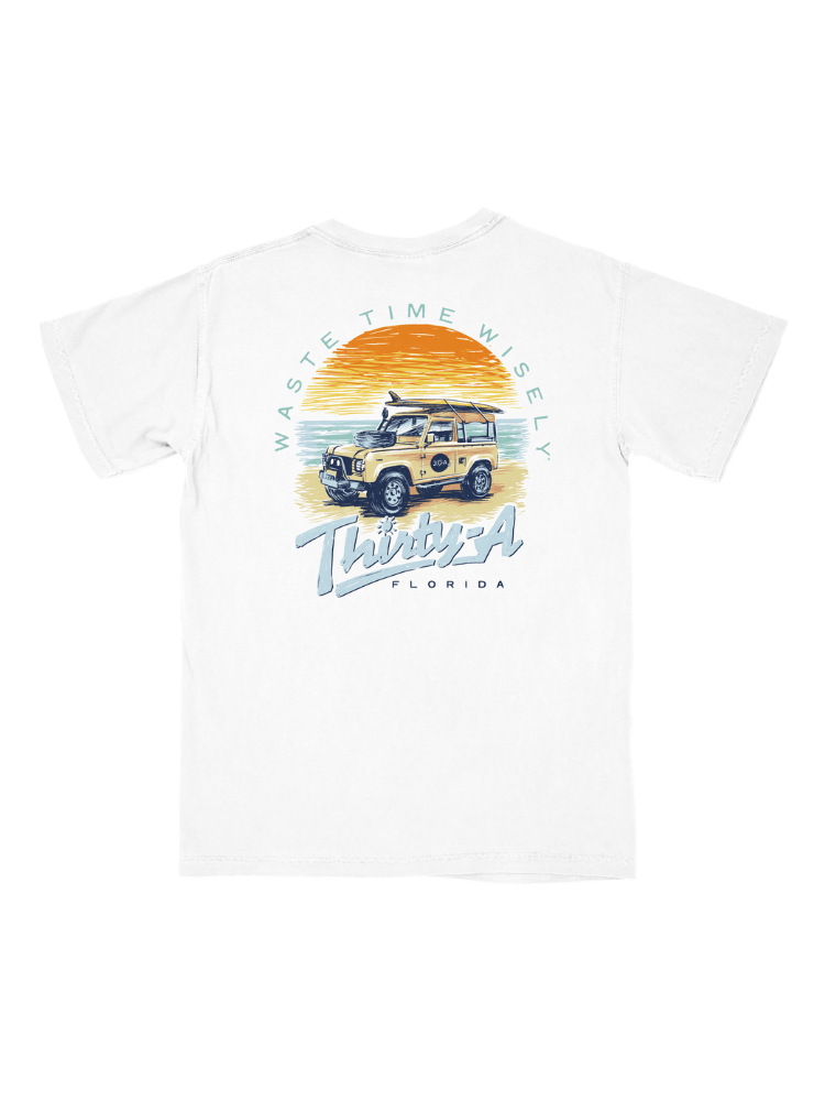 30A Truman Land Rover T-Shirt - 30A Gear - men tee