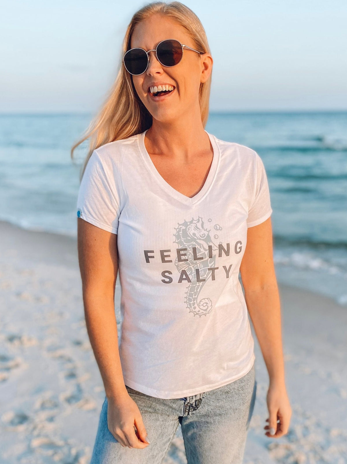 Feeling Salty V-Neck T-shirt
