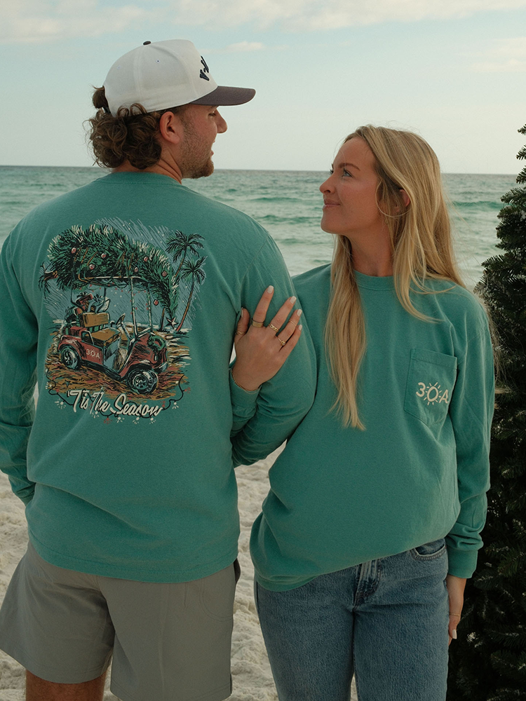 30A Golf Cart Christmas Long Sleeve T-Shirt