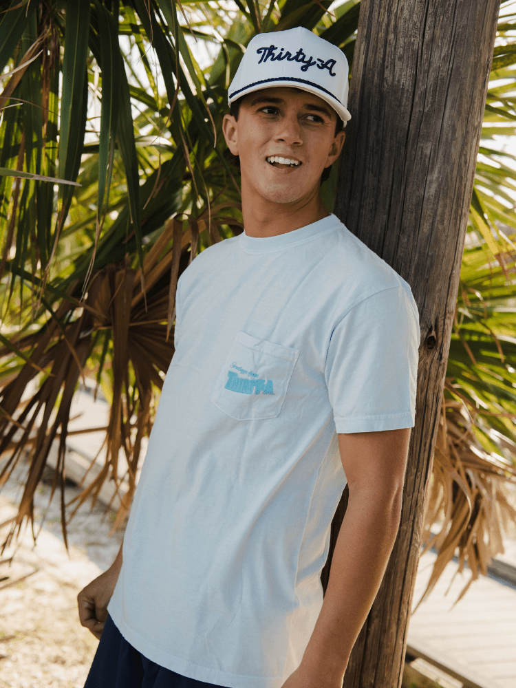 Greetings from Thirty - A T-Shirt - 30A Gear - men tee