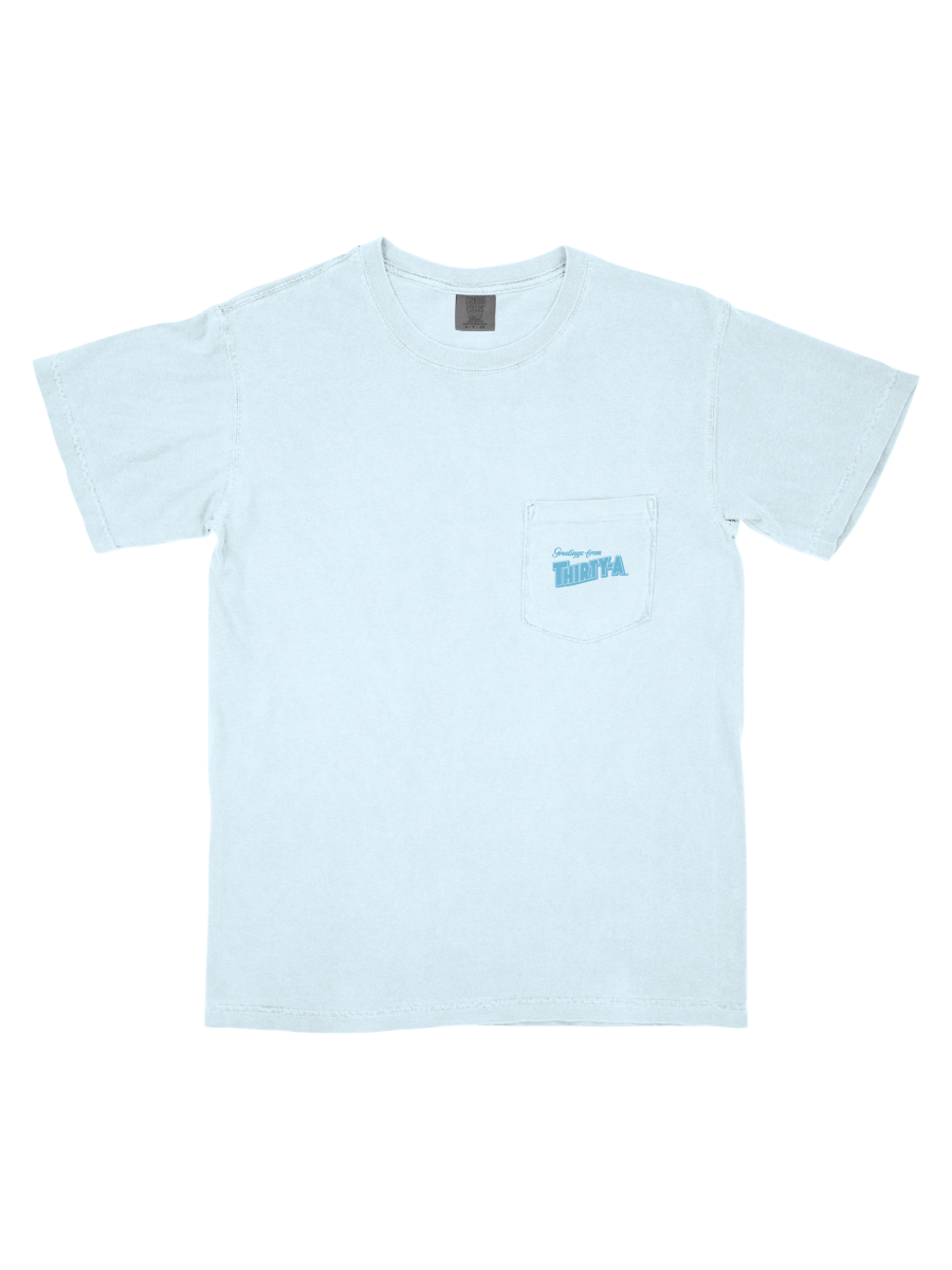 Greetings from Thirty - A T-Shirt - 30A Gear - men tee