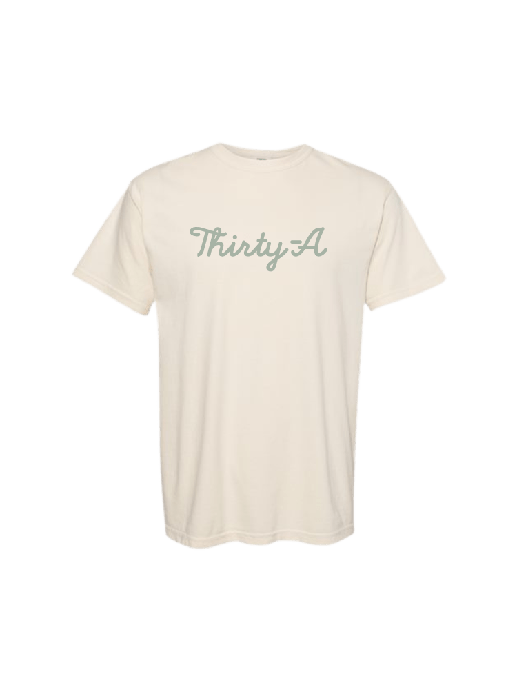 Thirty - A Script T-Shirt - 30A Gear - men tee