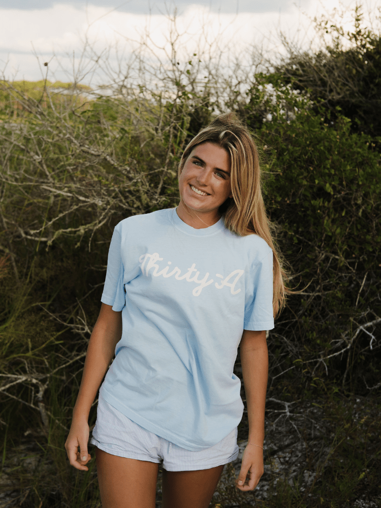 Thirty - A Script T-Shirt - 30A Gear - men tee