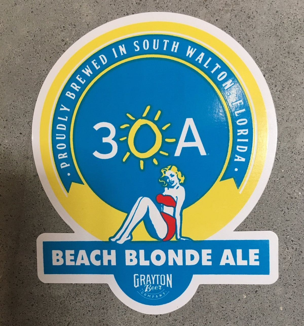 Beach Blonde Sticker