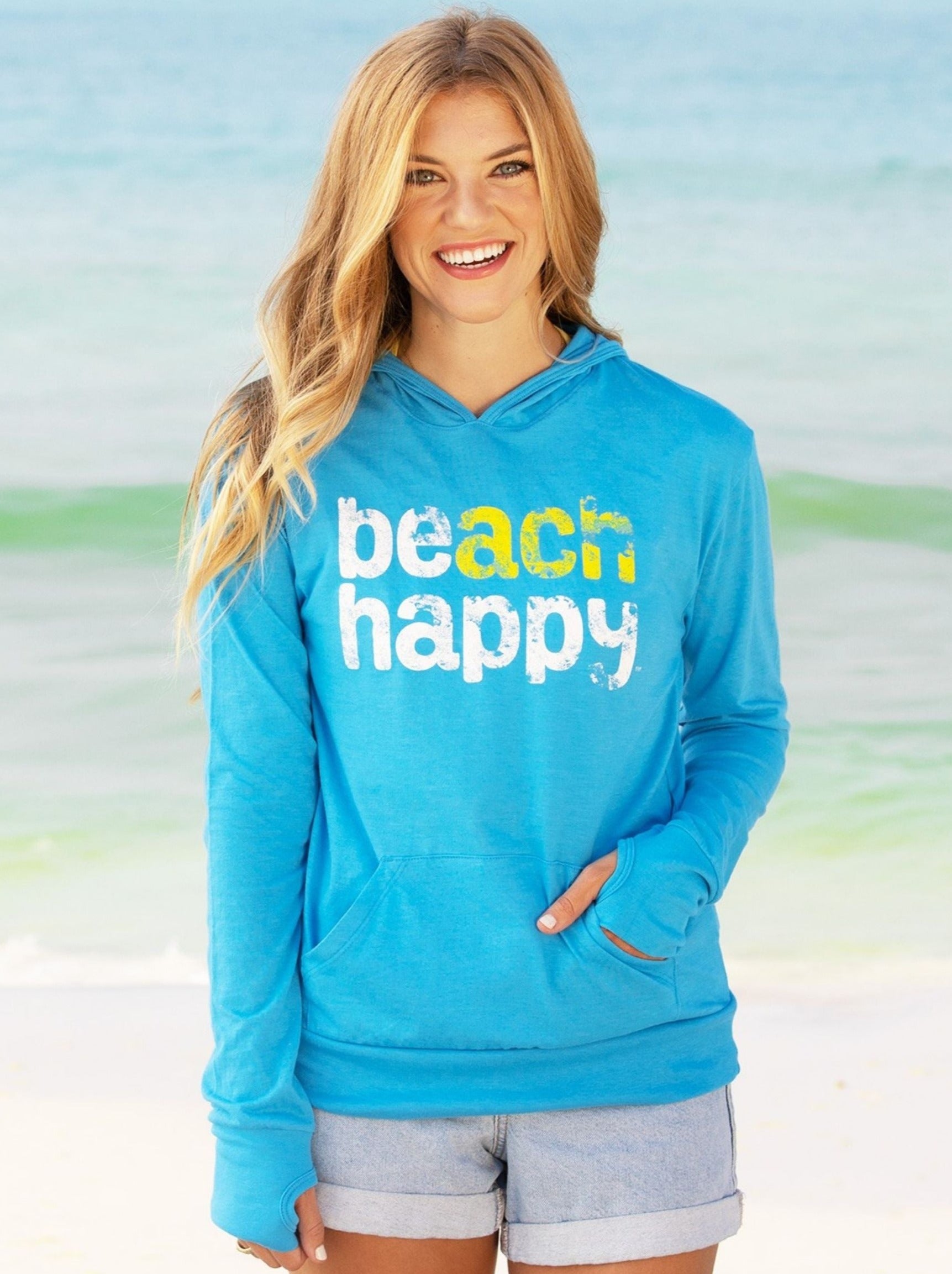 Beach Happy Pullover Hoodie
