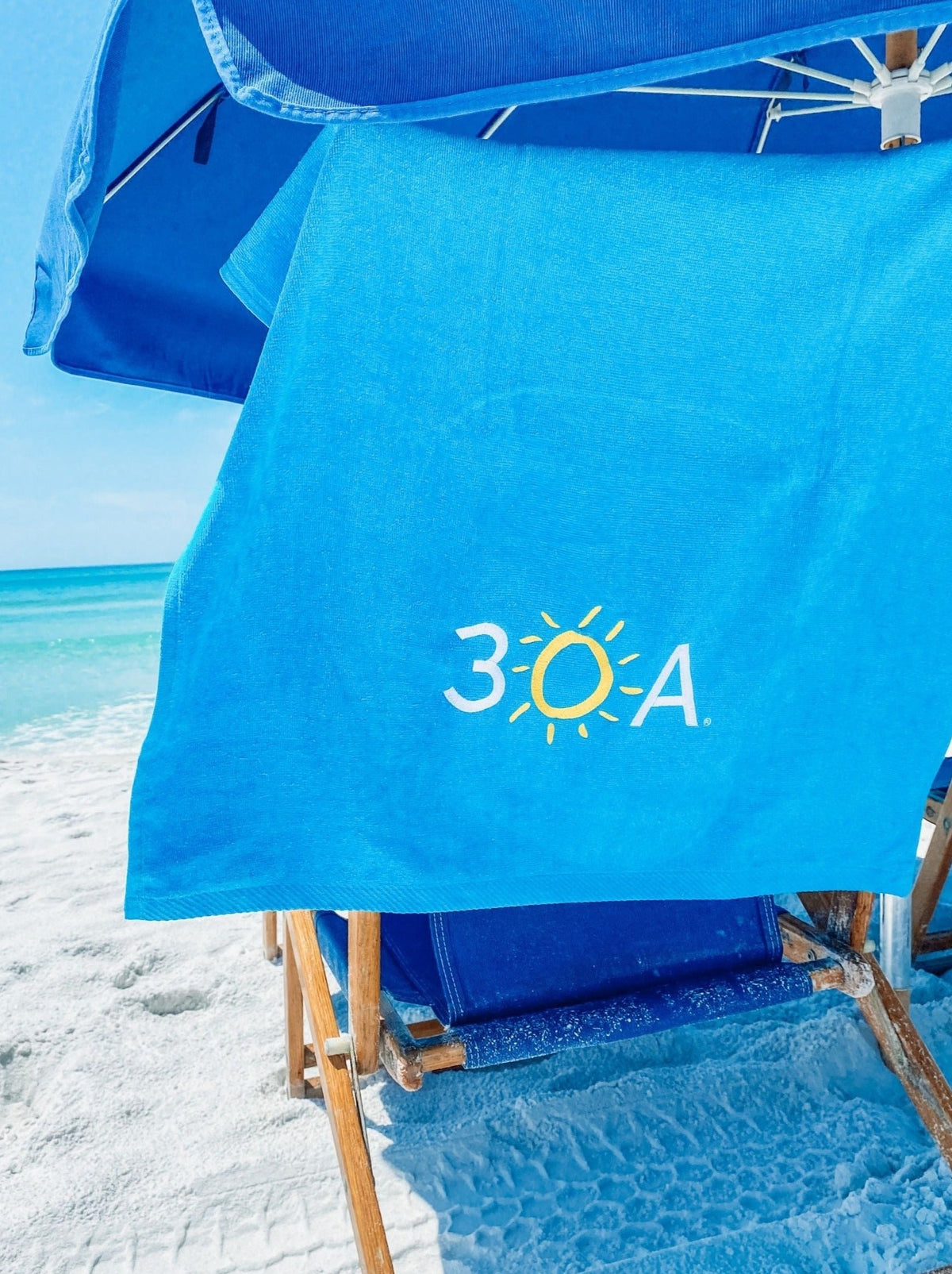 30A Block Logo Embroidered Towel