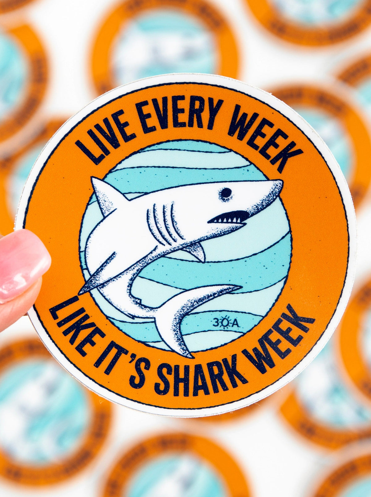 30A Shark Week Decal