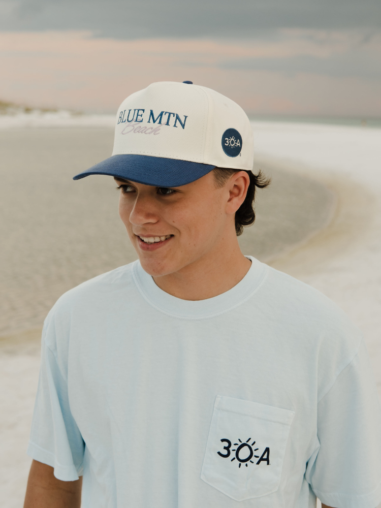 30A Blue Mountain Script Hat
