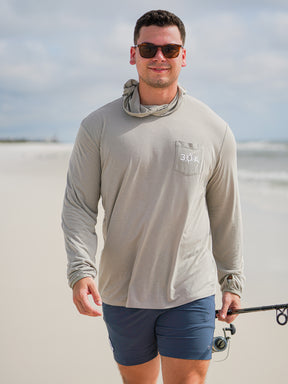 30A Wordmark Free Fly Men's Bamboo Lightweight Hoodie