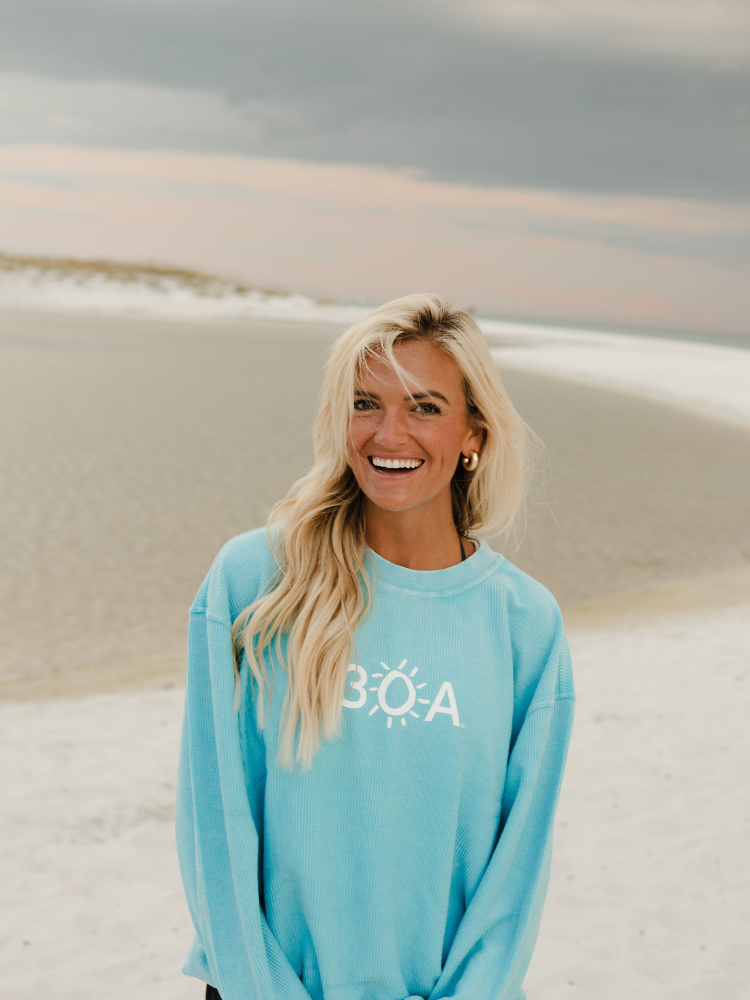 30A Wordmark Logo Corded Crew ChickaD Sweatshirt