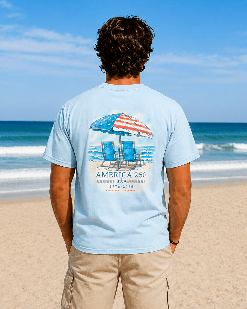 30A 250 Comfort Colors Short Sleeve Tee - 30A Gear - men tee