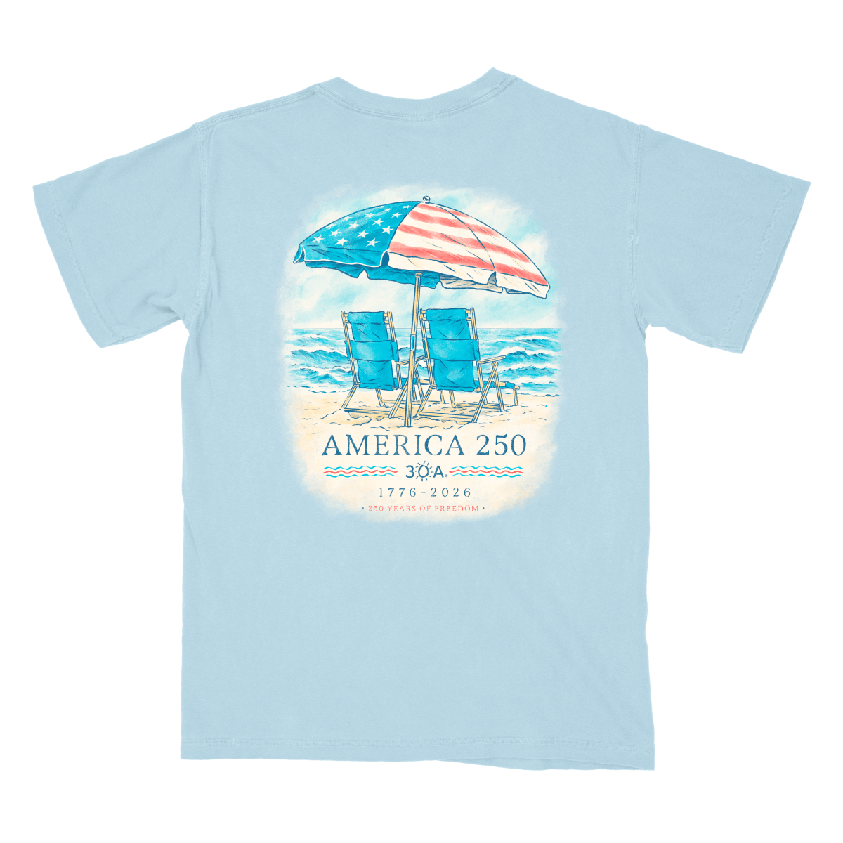 30A 250 Comfort Colors Short Sleeve Tee - 30A Gear - men tee