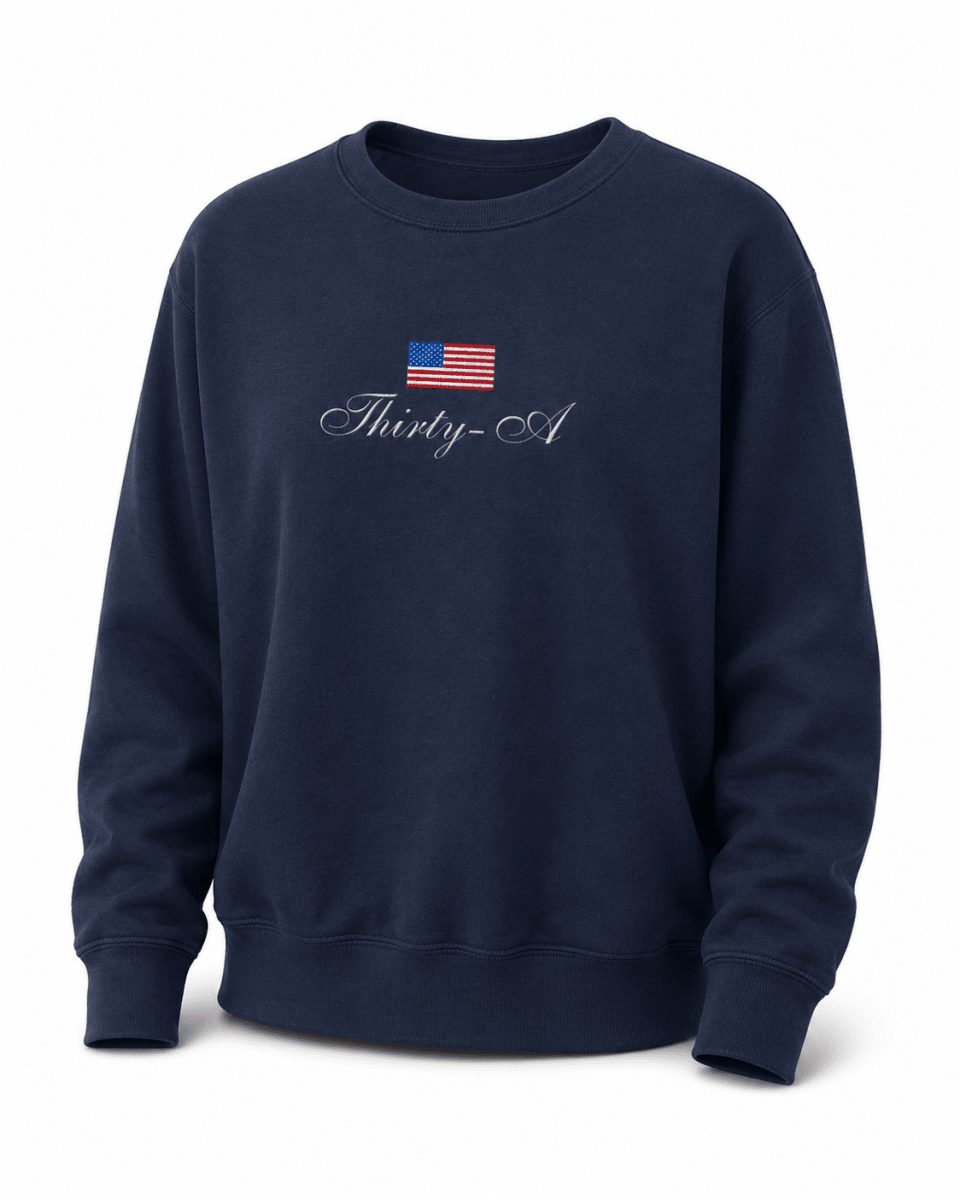 30A Americana Crewneck Sweatshirt - 30A Gear - Unisex Fleece