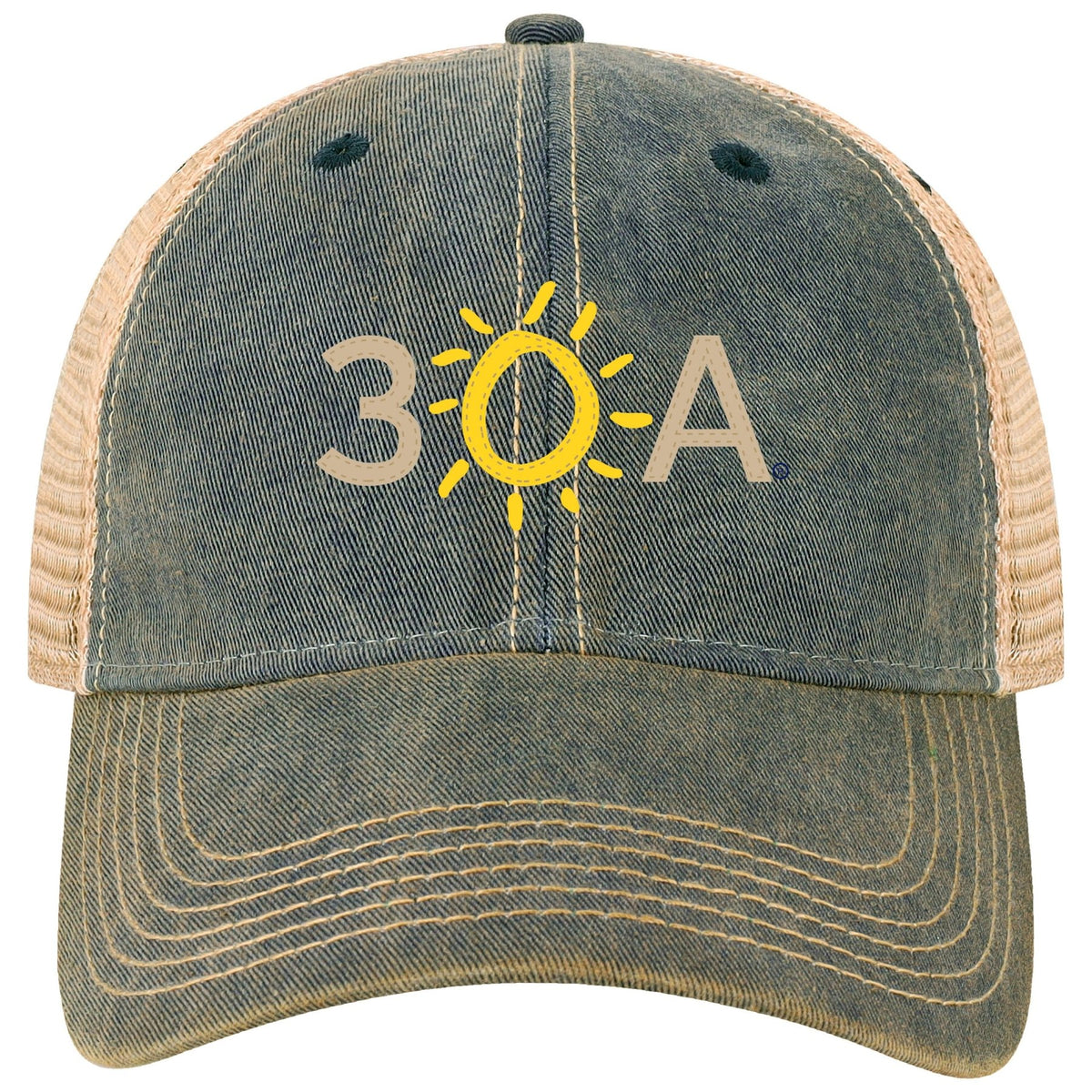 30A Applique Old Favorite Trucker Hat - 30A Gear - caps adjustable