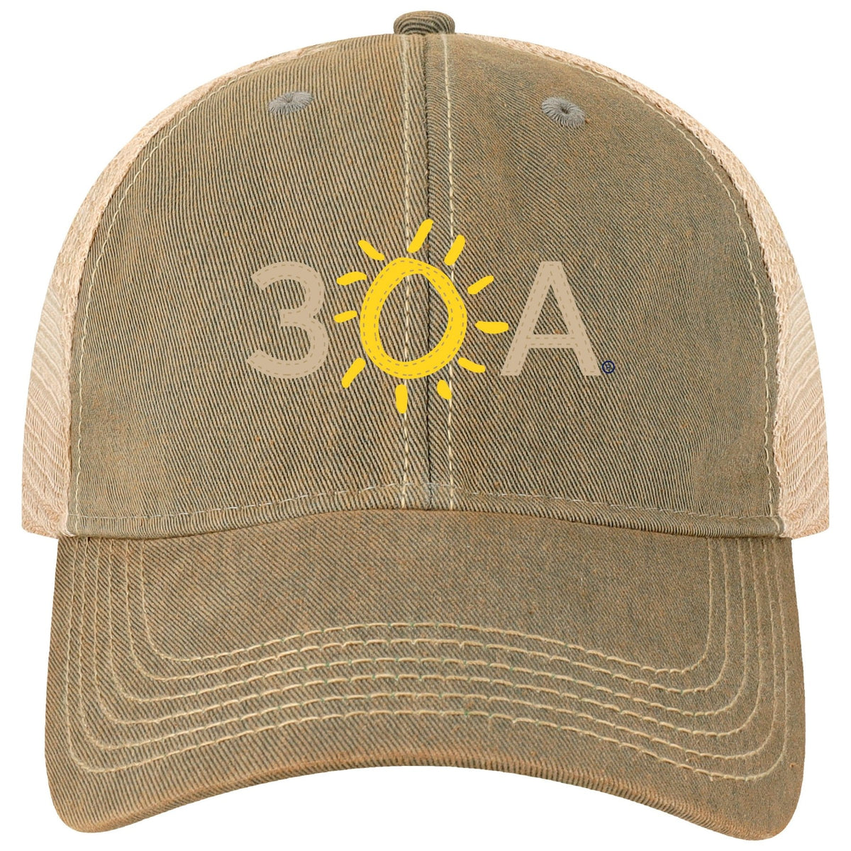 30A Applique Old Favorite Trucker Hat - 30A Gear - caps adjustable