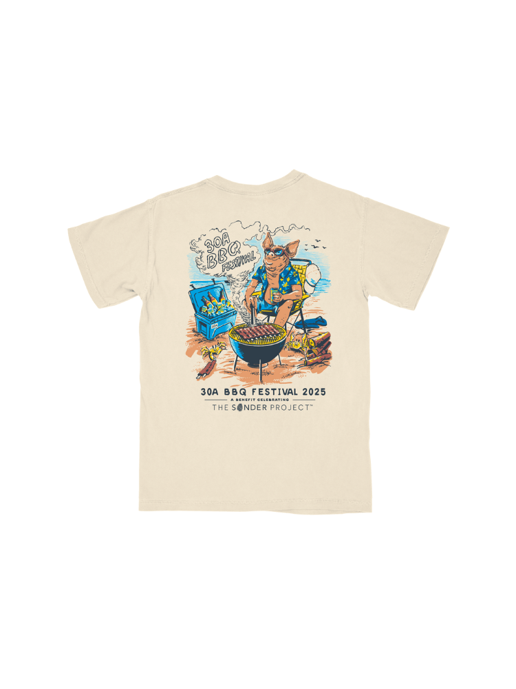 30A BBQ Festival 2025 T-Shirt - 30A Gear - men tee