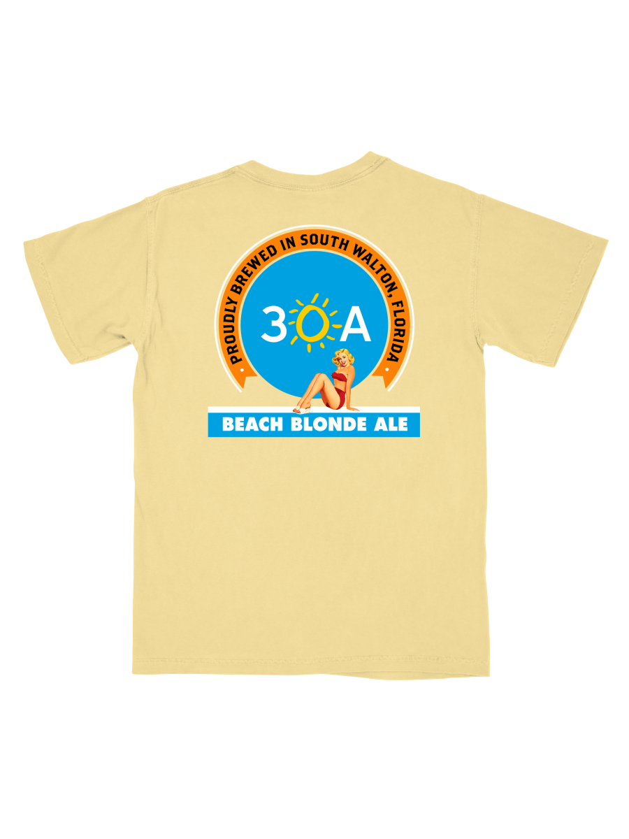 30A Beach Blonde Beer Label T-Shirt