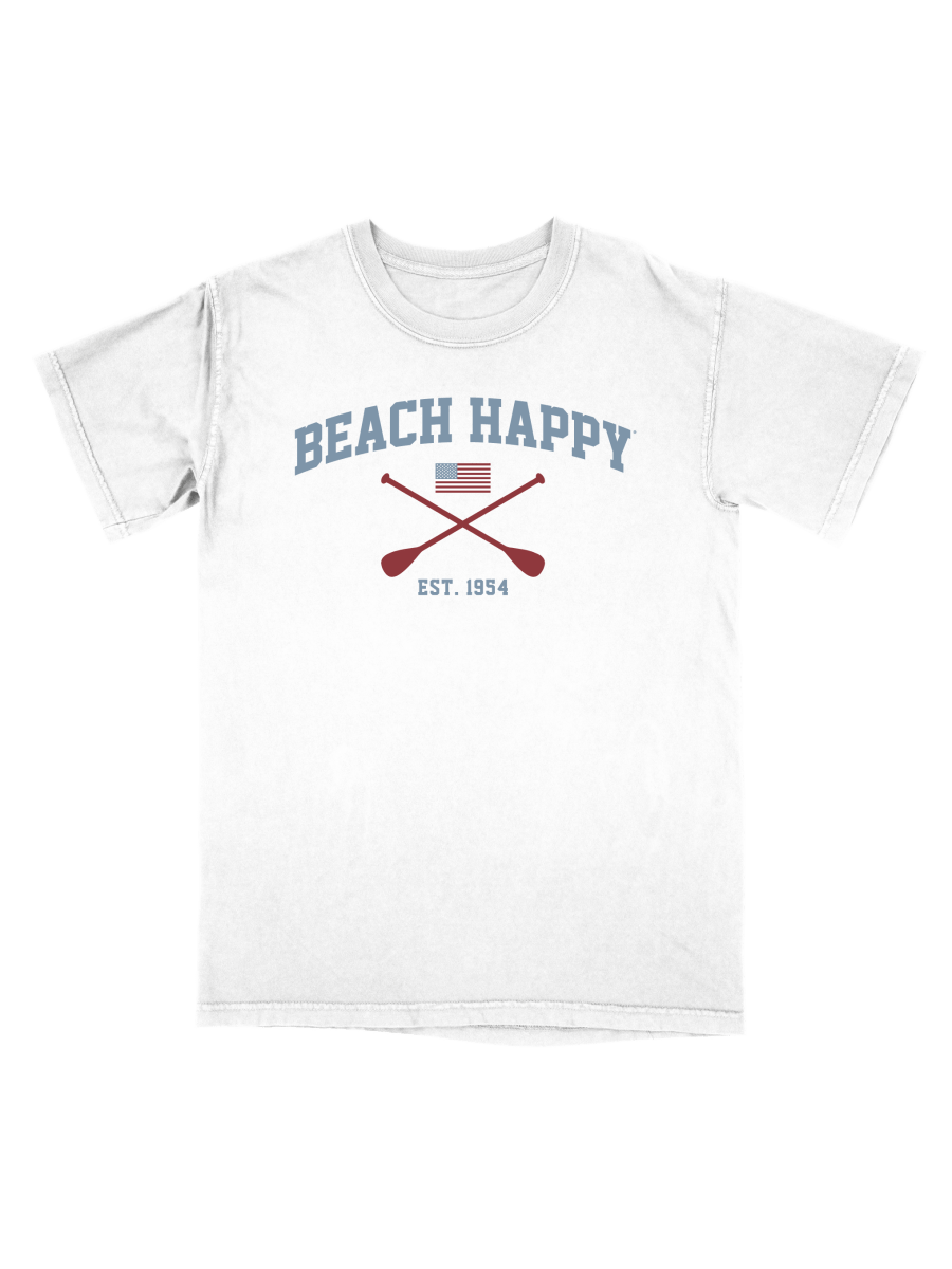 30A Beach Happy Classic Flag T-Shirt - 30A Gear - men tee