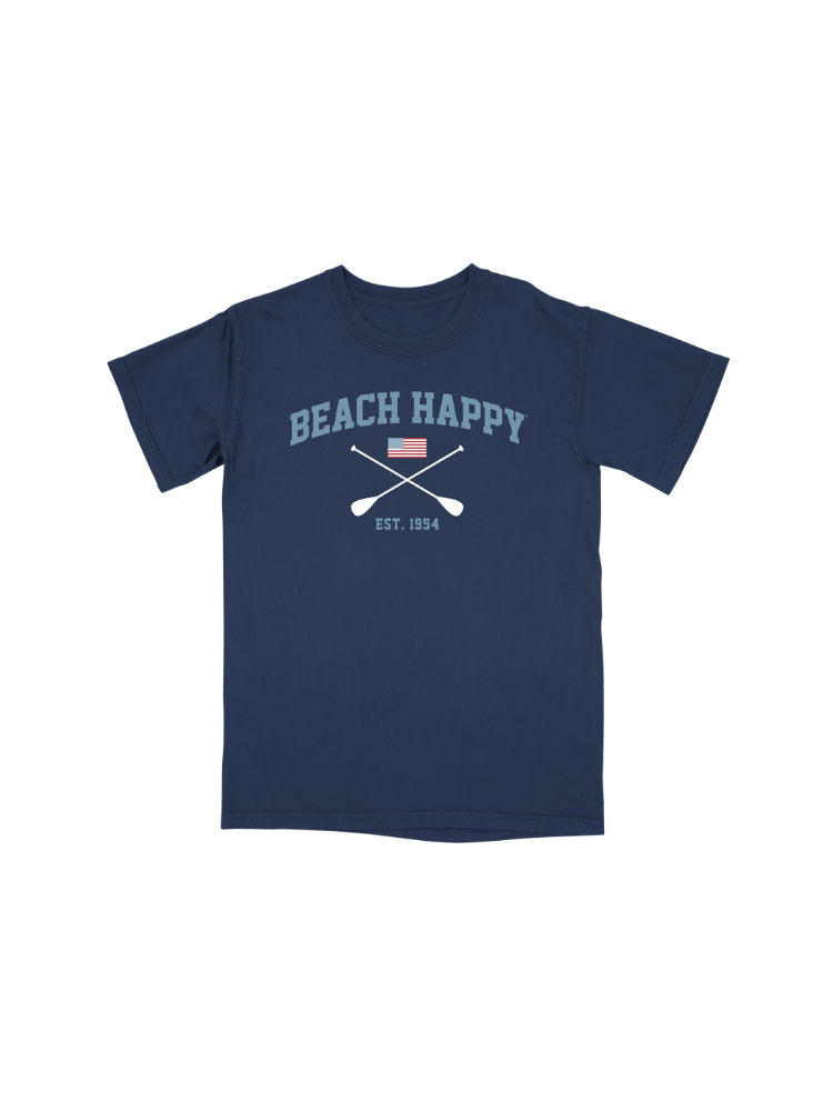 30A Beach Happy Classic Flag T-Shirt - 30A Gear - men tee