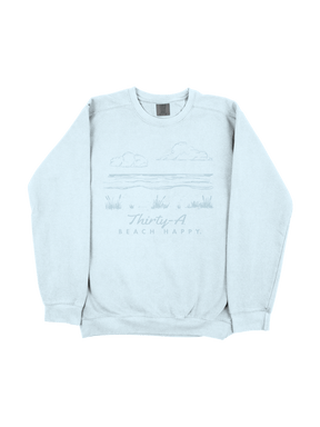 30A Beach Happy Dunes Sweatshirt - 30A Gear - women fleece