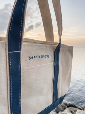 30A Beach Happy Minimalistic Boat Tote - 30A Gear - novelty bags