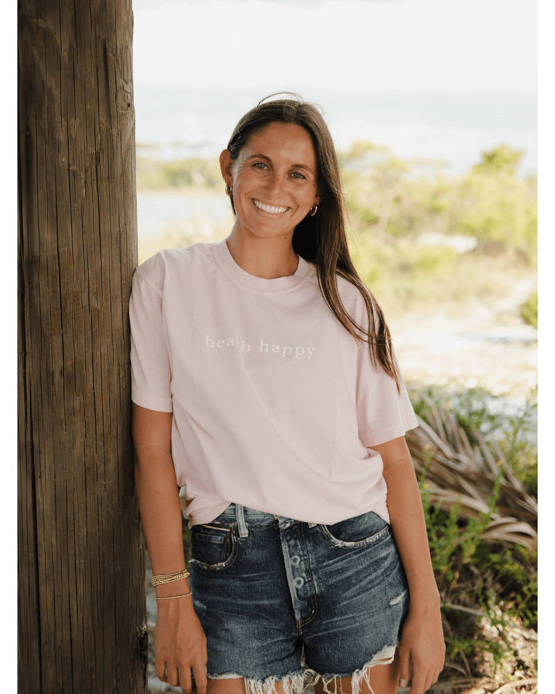 30A Beach Happy Minimalistic T-Shirt - 30A Gear - men tee