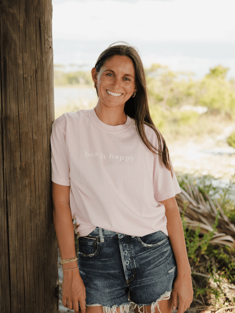 30A Beach Happy Minimalistic T-Shirt - 30A Gear - men tee