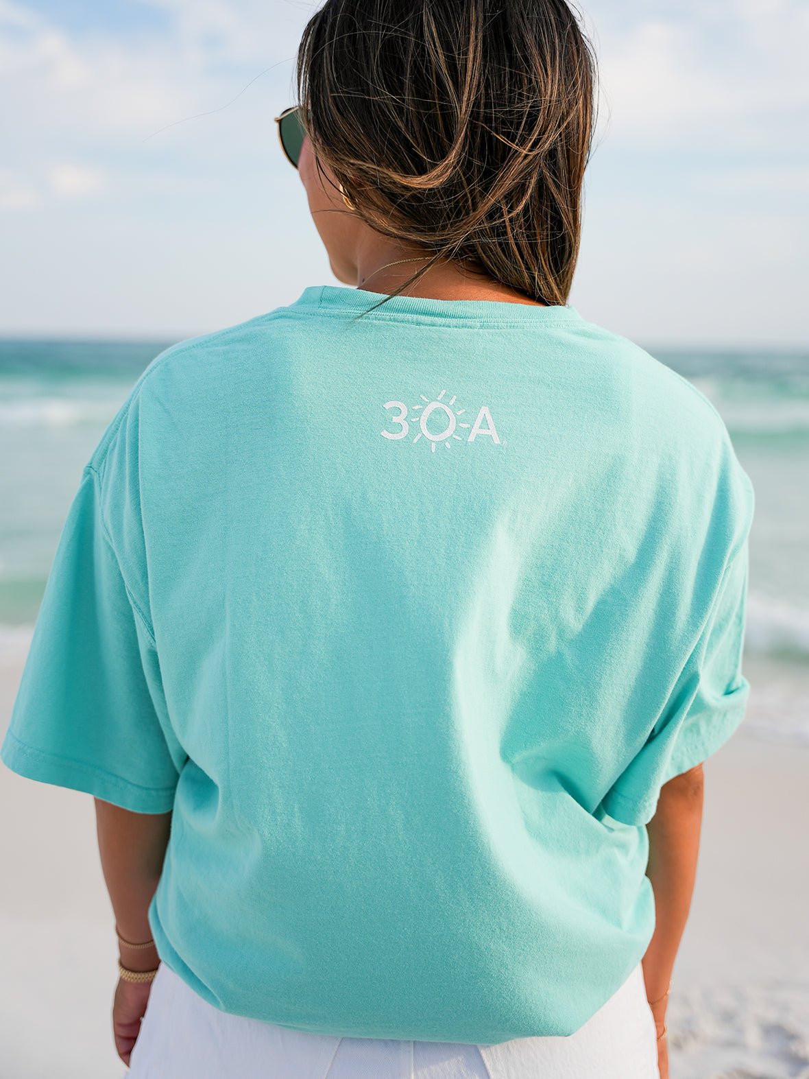 30A Beach Happy Minimalistic T - Shirt - 30A Gear - men tee