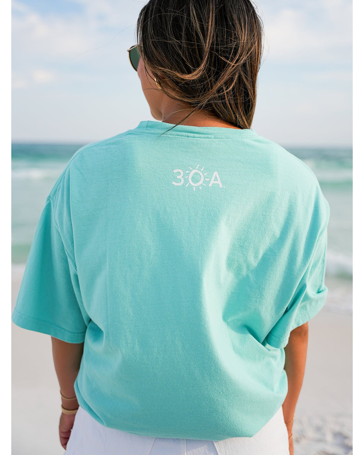 30A Beach Happy Minimalistic T - Shirt - 30A Gear - men tee