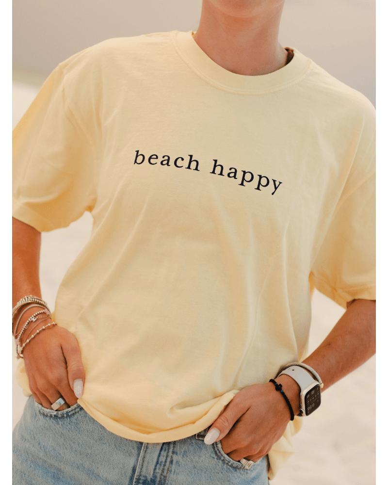 30A Beach Happy Minimalistic T-Shirt - 30A Gear - men tee