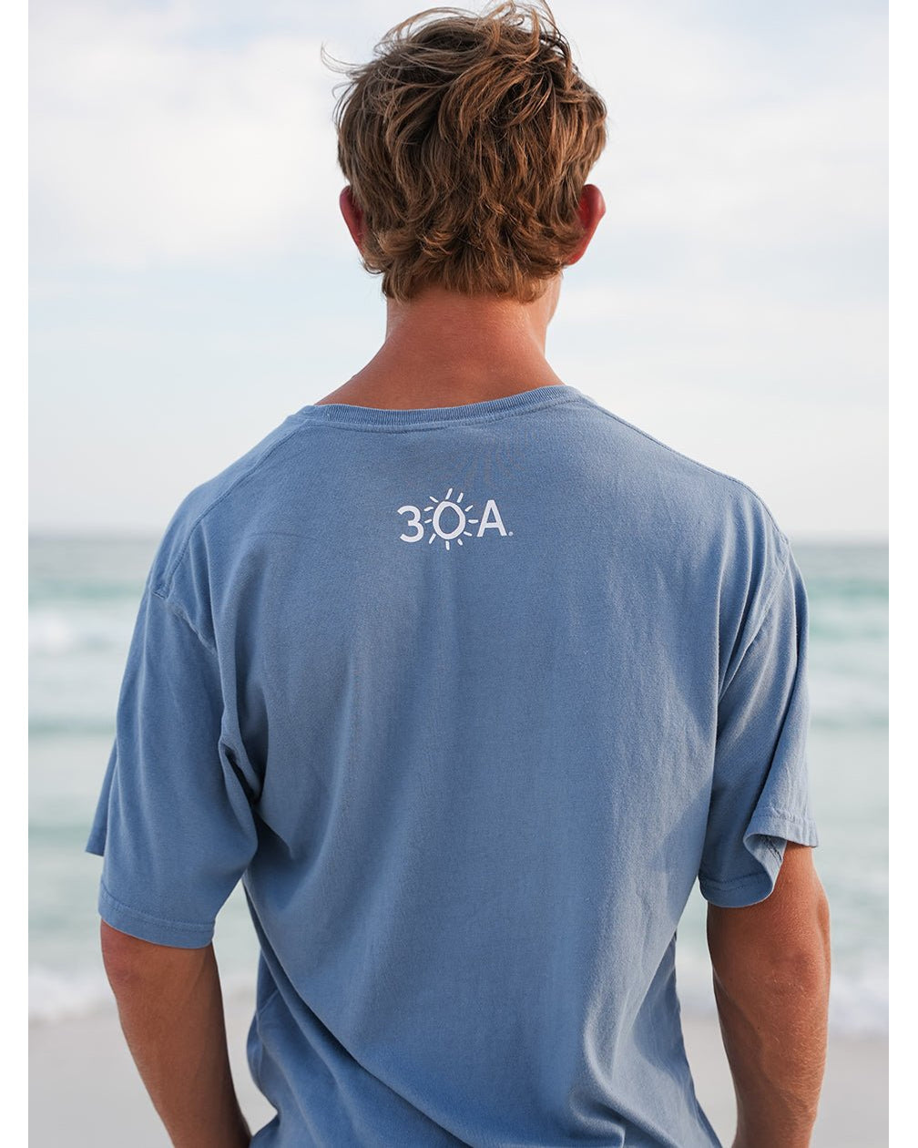 30A Beach Happy Minimalistic T - Shirt - 30A Gear - men tee