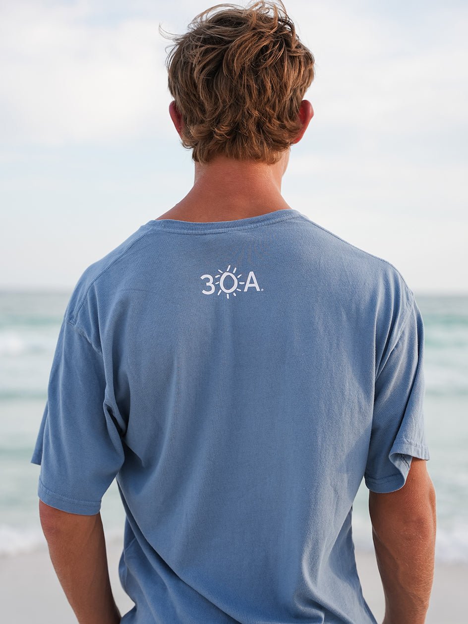 30A Beach Happy Minimalistic T - Shirt - 30A Gear - men tee