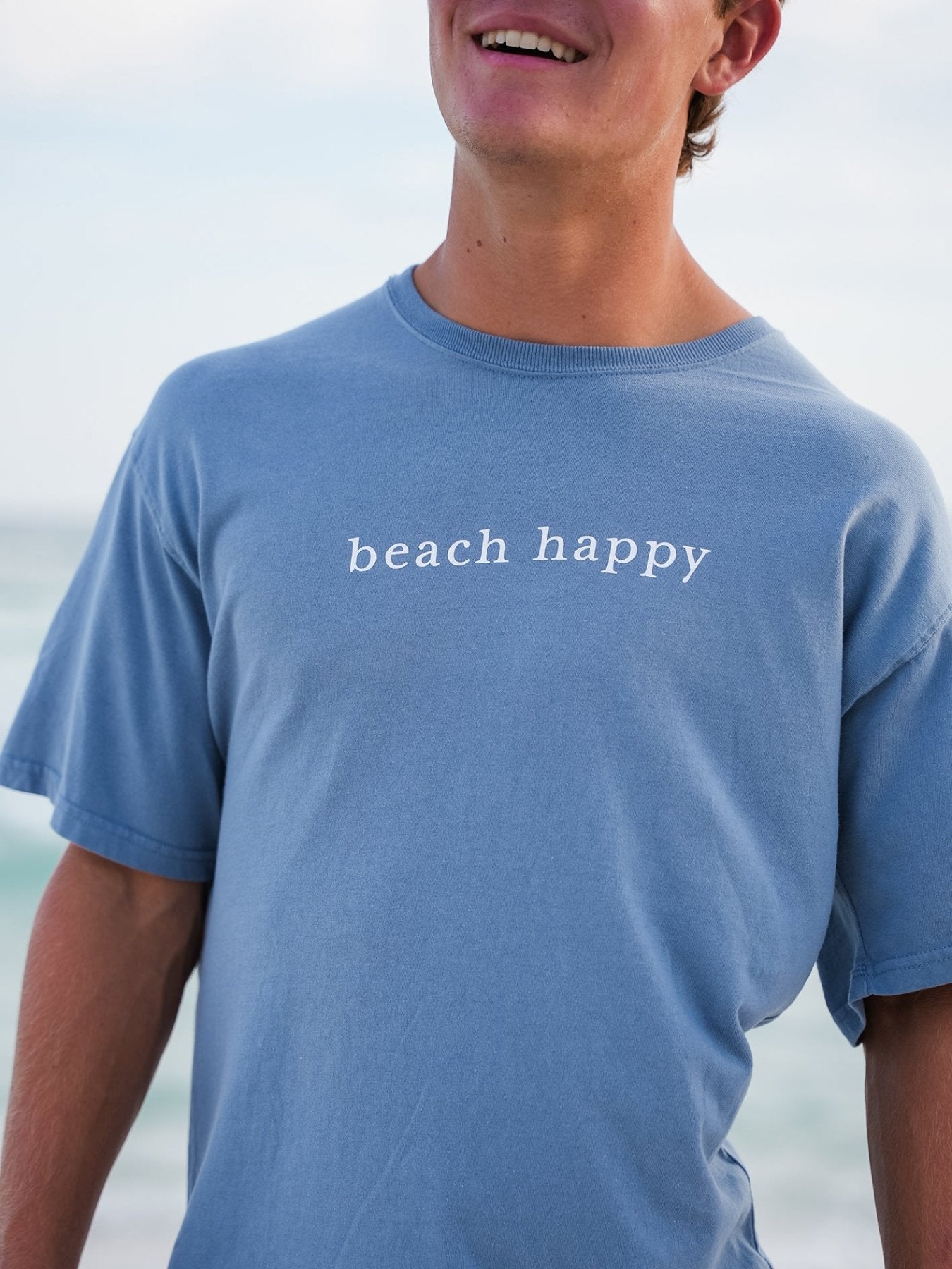 30A Beach Happy Minimalistic T - Shirt - 30A Gear - men tee