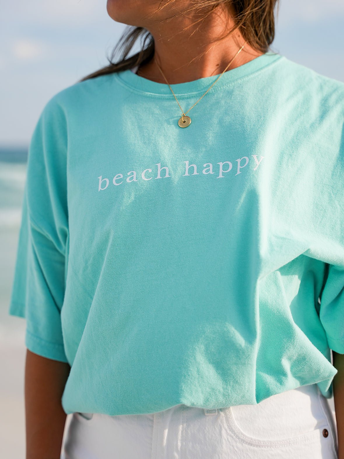 30A Beach Happy Minimalistic T - Shirt - 30A Gear - men tee